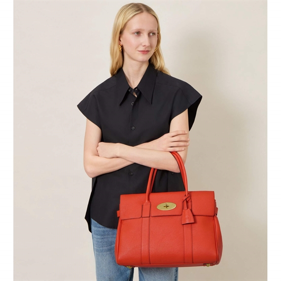 Mulberry Bayswater Coral Orange